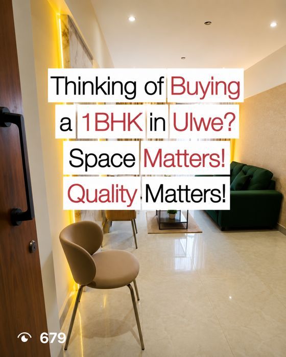 1 BHK in Ulwe — space and quality